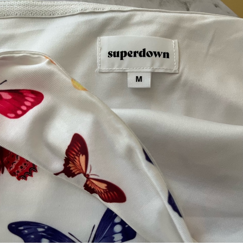 NWOT Women’s Superdown, Butterfly mini tube dress - Picture 7 of 7